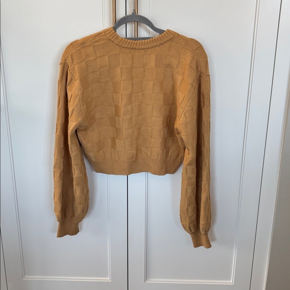 Emory Park Mustard Cardigan Sweater - Picture 2 of 4